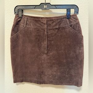Emanuel Ungaro Rich Brown Mini Skirt